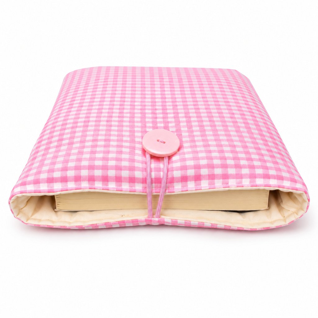 Funda de Libro · Vichy Rosa